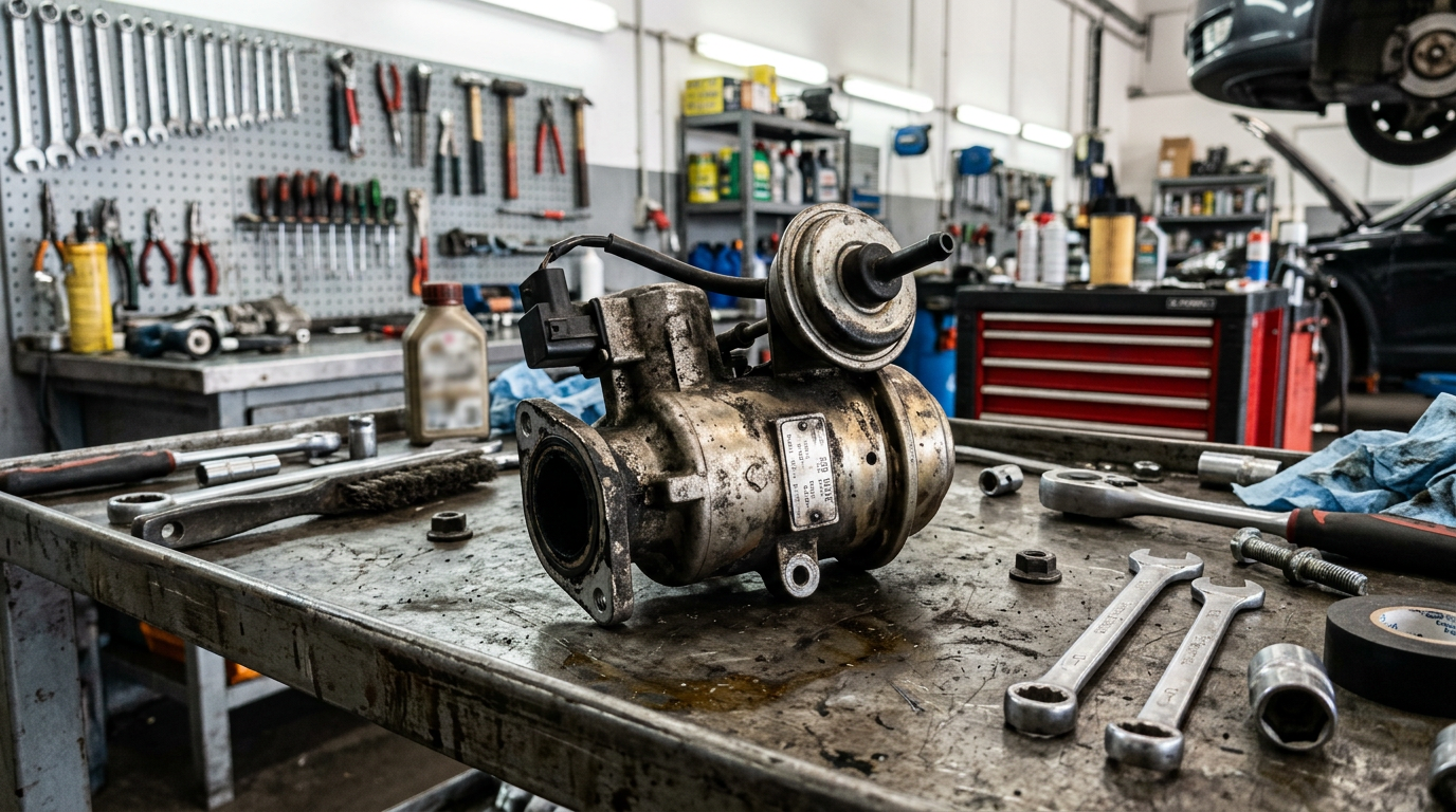 Vanne EGR sur table - blocage ou dépose